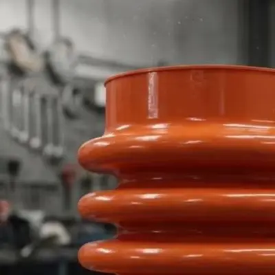 Vibration Damper Bellows Boots For Demanding Industrial Tasks Orange Replacement Parts For Machinery 260mm Height