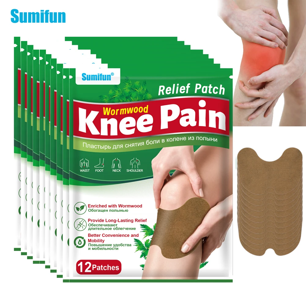 

12/36/60/120pcs Sumifun Knee Pain Patch Herbal Extract Joint Arthritis Massage Sticker Promote Blood Circulation Medical Plaster