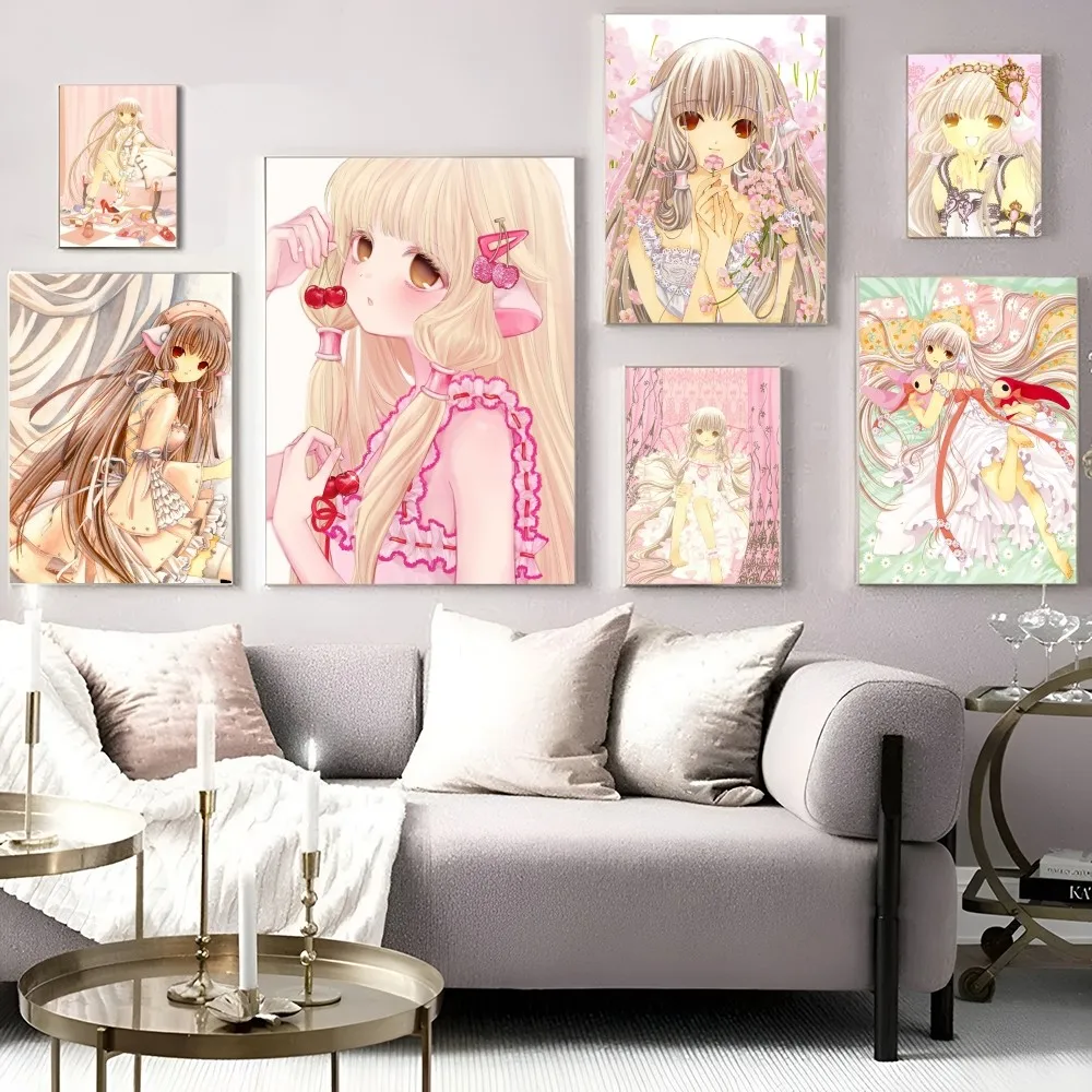 Chobits Retro Kraft Classic Vintage Posters Whitepaper Prints Posters Artwork Kawaii Room Decor