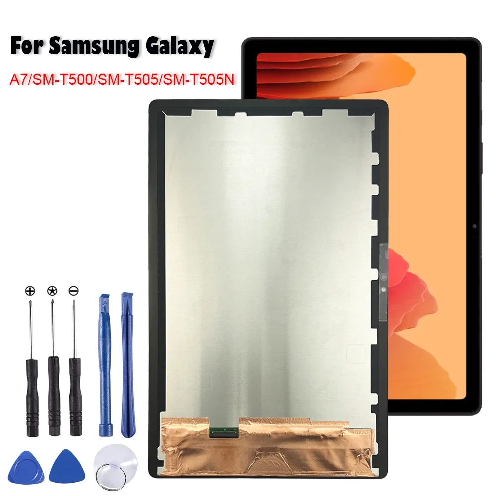 

AAA+ For Samsung Galaxy Tab A7 10.4“ 2020 T505 T500 SM-T500 SM-T505 LCD Display Touch Sensor Glass Screen Digitizer Assembly