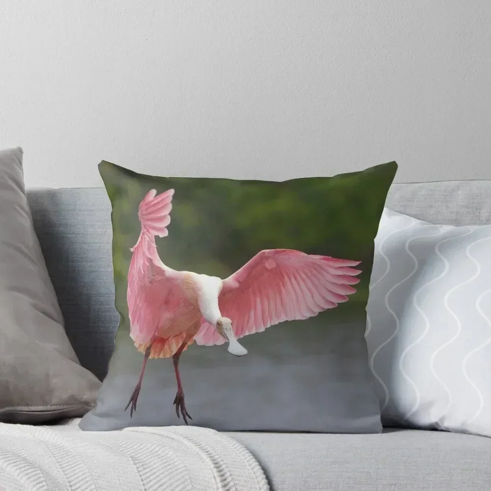 

Roseate Spoonbill IV Throw Pillow New year Pillow Cover pillow