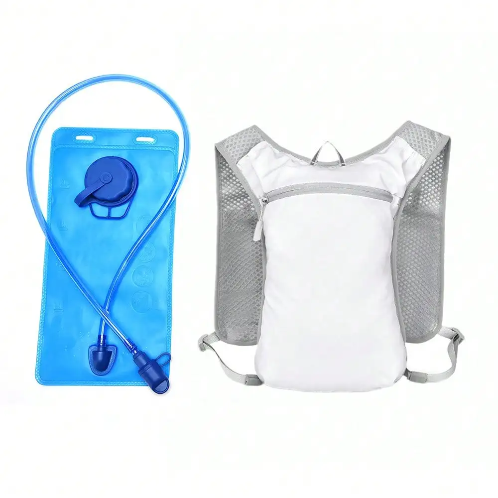 New Ultra Light Backpack With Water Bottle, Marathon Vest, Vest, Backpack, Sports Backpack, Running Bag, Equipped With WaterHose