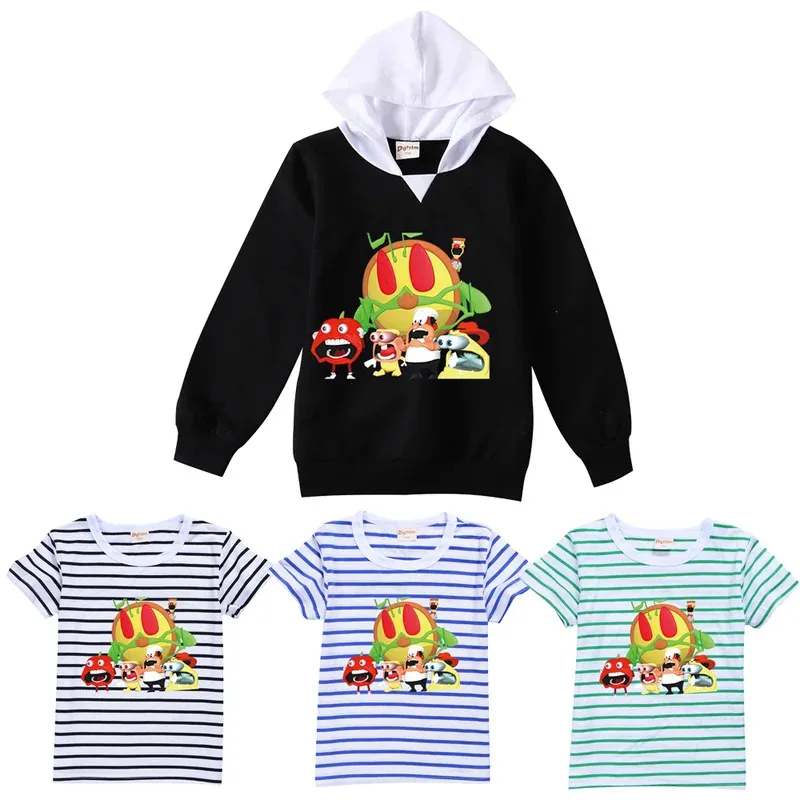 

Peppino Pizza Tower Одежда для мальчиков и девочек Game Pizza Tower Толстовки с принтом Детская летняя футболка