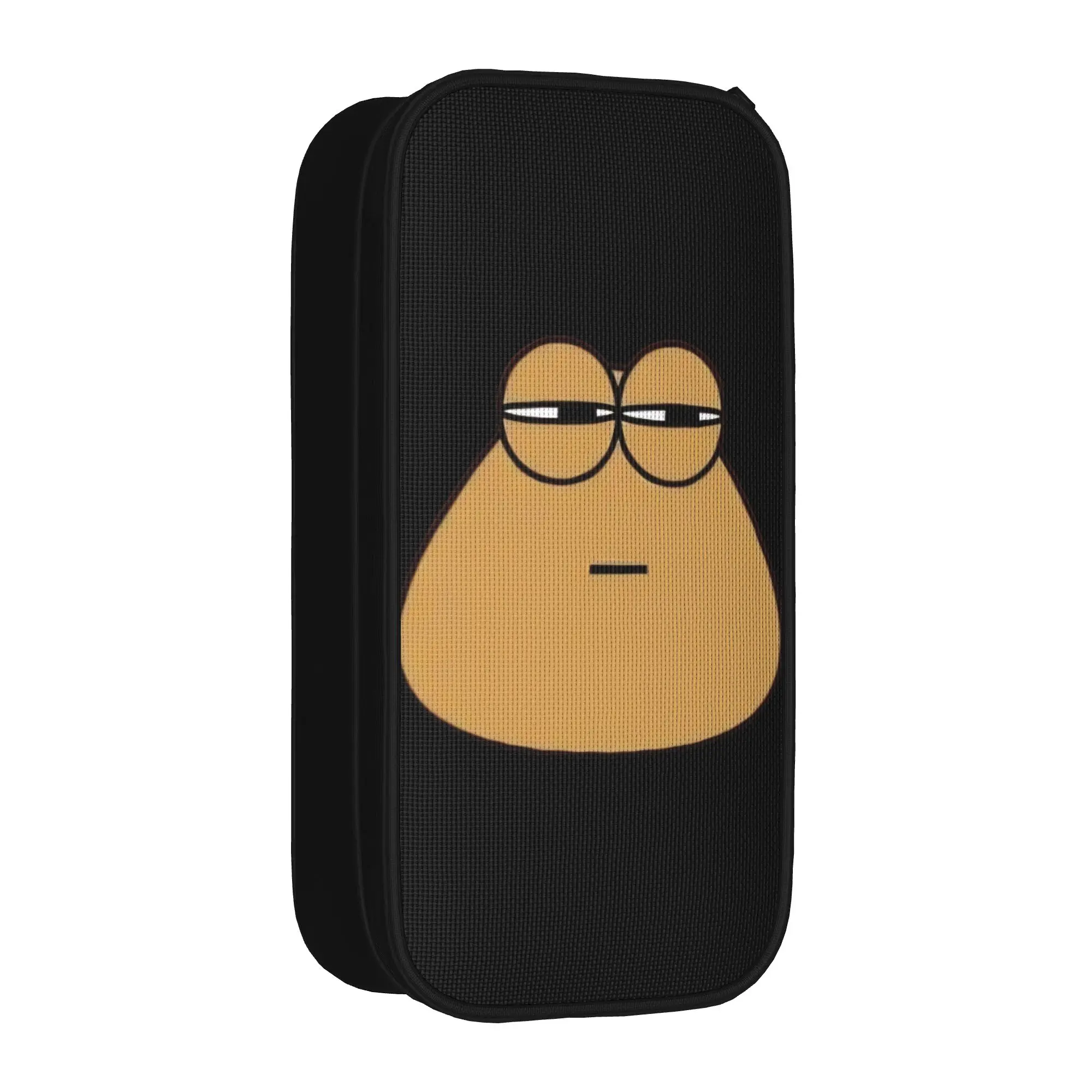 estojo-de-lapis-fofo-e-romantico-em-formato-de-alienigena-marrom-sly-baby-pou-porta-canetas-para-mochila-escolar-e-material-de-papelaria