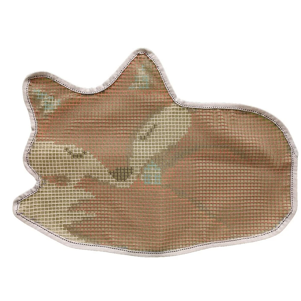 Animal Fox Decoration Adults Crafts Latch Hook Rug Kits with Printed Carpet Embroidery Do It Yourself Tapestry Diy Crochet Bag