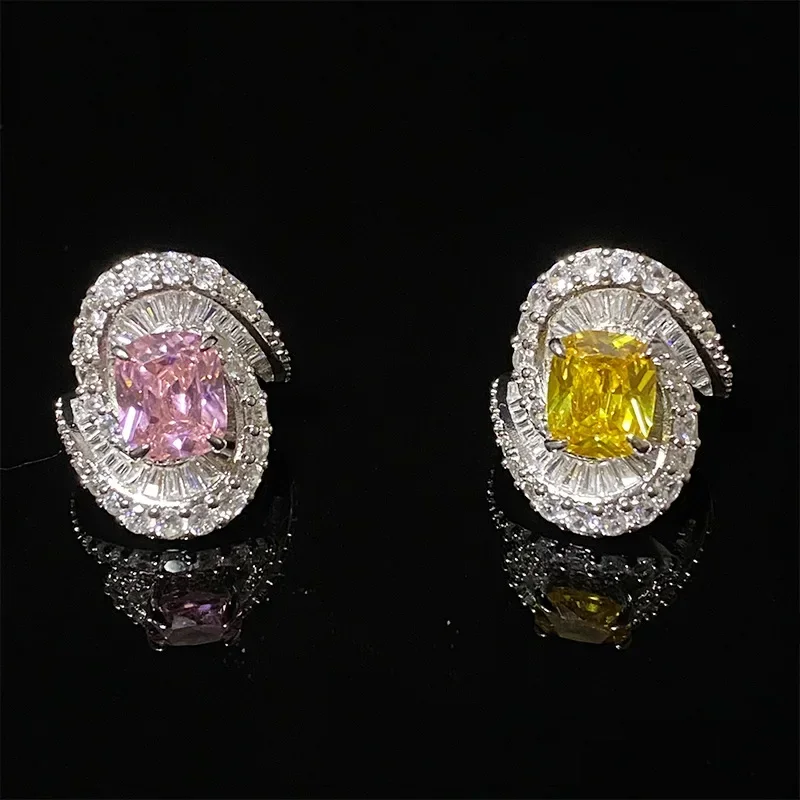 

MDL Муассанит стиль античное новое золотое и желтое закрытое кольцо с бриллиантами женское роскошное кольцо на указательный палец