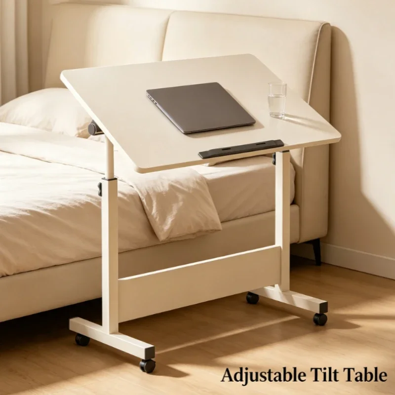 Foldable computer desk, simple painting table movable lift, bedside mobile desk  Easy and convenient household tools