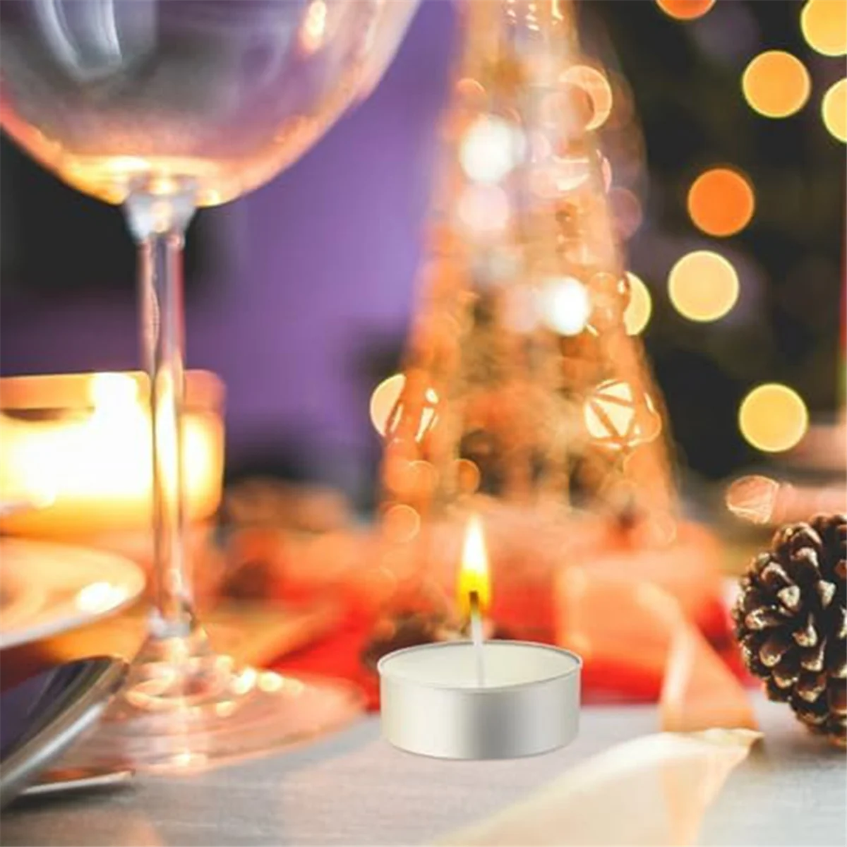 ขาย! 150 ชิ้นอลูมิเนียมไฟชาถ้วย, โลหะชาแสงกระป๋อง 150 ชิ้นเทียนเทียนเปล่าสําหรับคนรักเทียน