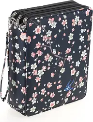 72/120/200 Slots Colored Pencil Case Holder Pen Bag Large Capacity Pencil Organizer with Handle Strap Handy Colored Pencil Box