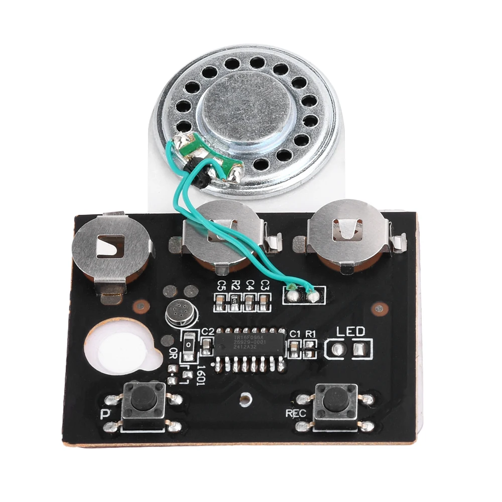 Voice and Music Recorder Board, 30S, fotossensível, sensível, Key Control, Chip programável, módulo de áudio para cartão, DIY