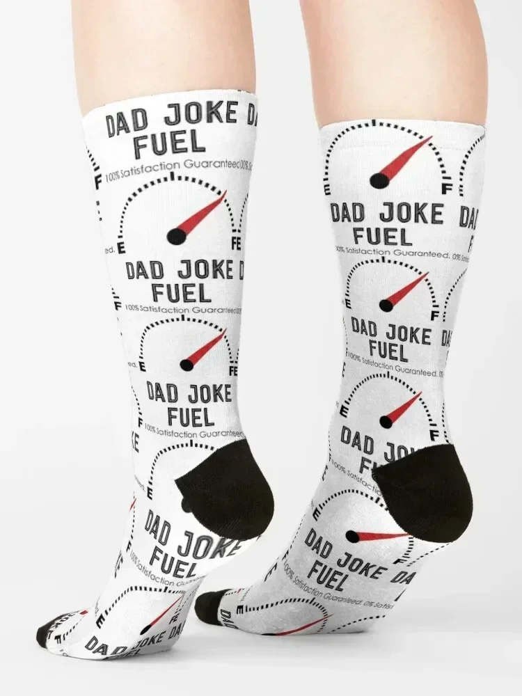 Dad jokes fuel Socks warm winter hiking floral winter gifts Male Socks Women's