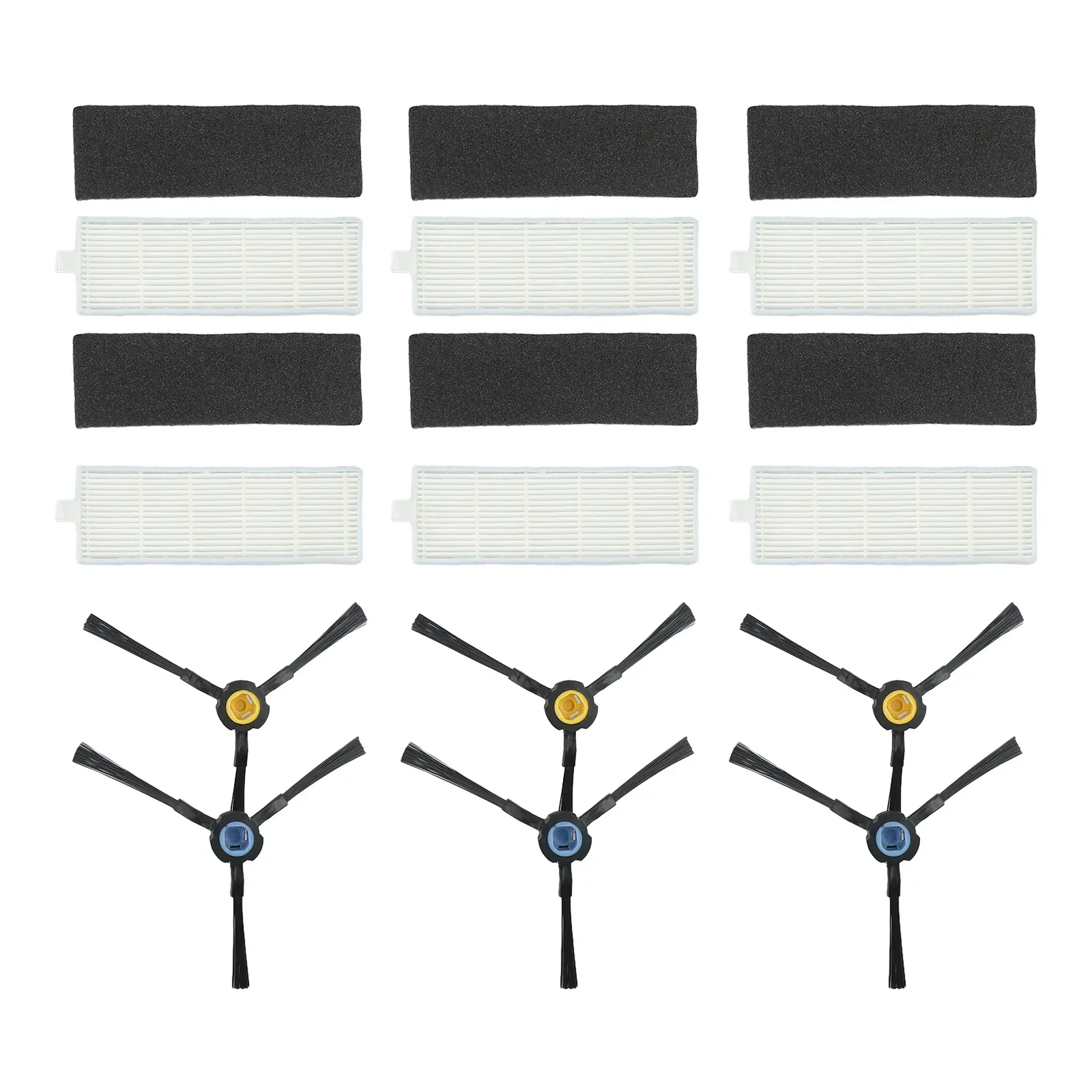 

Enhanced Cleaning Performance With Filter Brush Replacement Kits For Silvercrest SSRA 1 Robot Vacuum Cleaner Parts