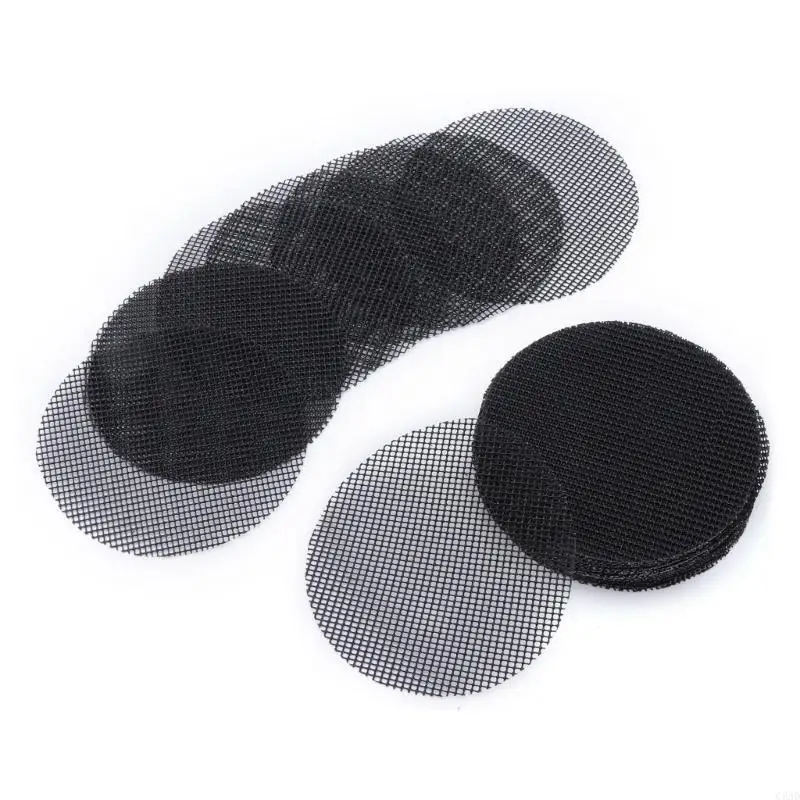 50Pcs Flower Pots Hole Mesh Pad Plant Pots Drainage Hole Screens Mesh Pads C5AD