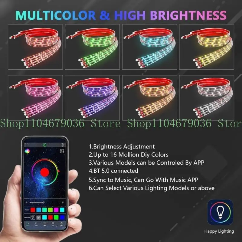 

652F высокая яркость подсветки днища автомобиля шасси водонепроницаемый для автомобиля