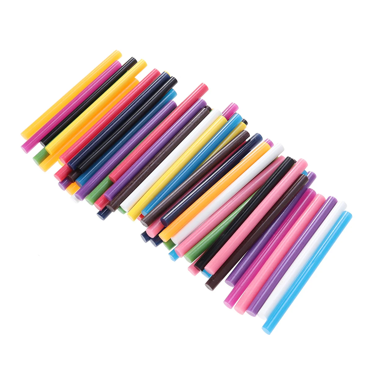 60 قطعة عصي صمغ يسيح بالحرارة عالية اللزوجة علاج سريع شفاف للحرف اليدوية الخشب المعدني النسيج إصلاح أداة لاصقة ذاتية الصنع