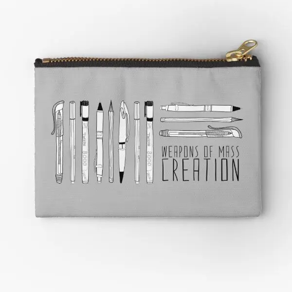 Weapons Of Mass Creation  Zipper Pouches Wallet Pocket Bag Key Cosmetic Money Men Socks Storage Underwear Coin Packaging Pure