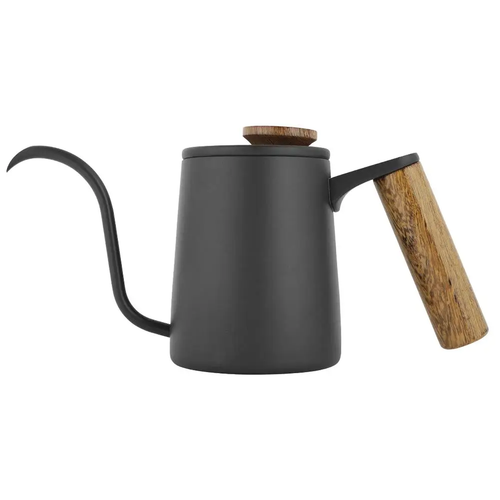 

600ml Stainless Steel Drip Coffee Pot with Long Gooseneck Spout and Handle for machine