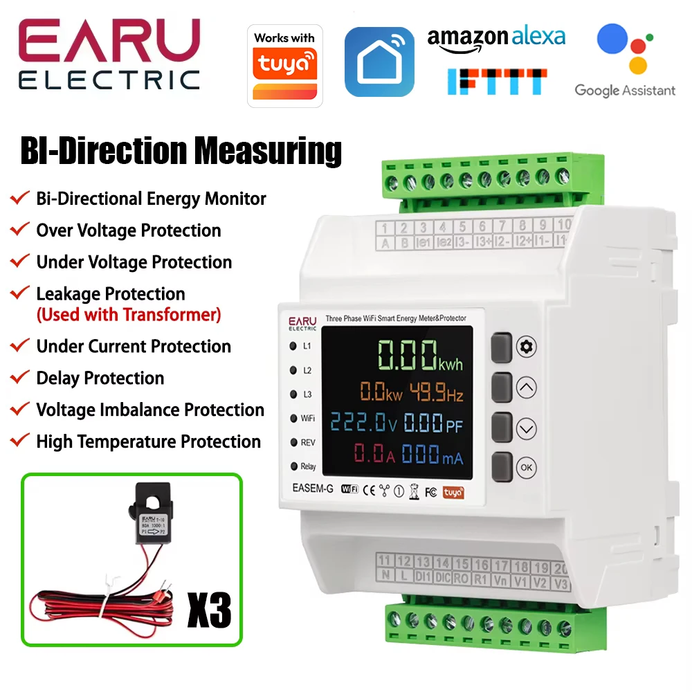 Three Phase Tuya Wi…