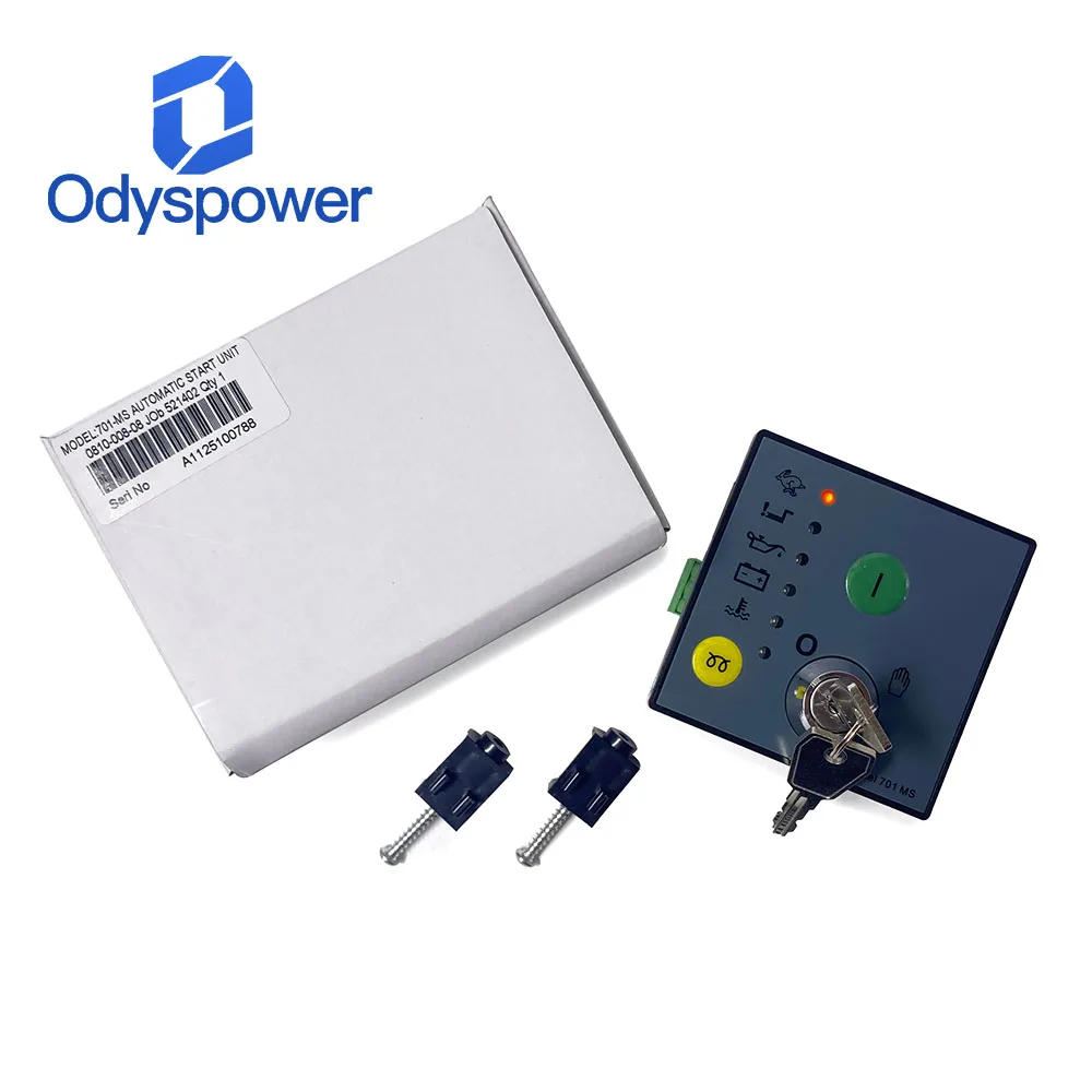 701 Manual Start Generator Controller  Autostart Module Motor Engine Electronic Charge Control Board Diesel Genset Parts MS701