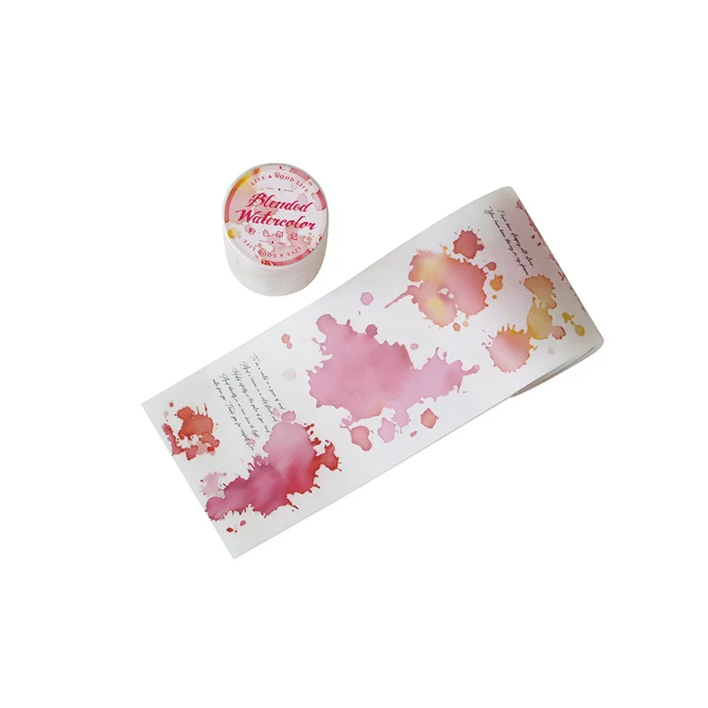 1pcs/1lot Decorative Adhesive Tapes  smudge watercolor Mask Tapes Scrapbooking DIY Paper Japanese Stickers