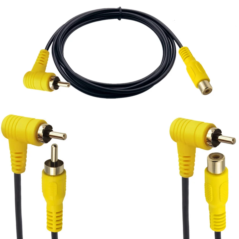 Composite Rca Cable - 90 Degree Right Angle RCA Cable