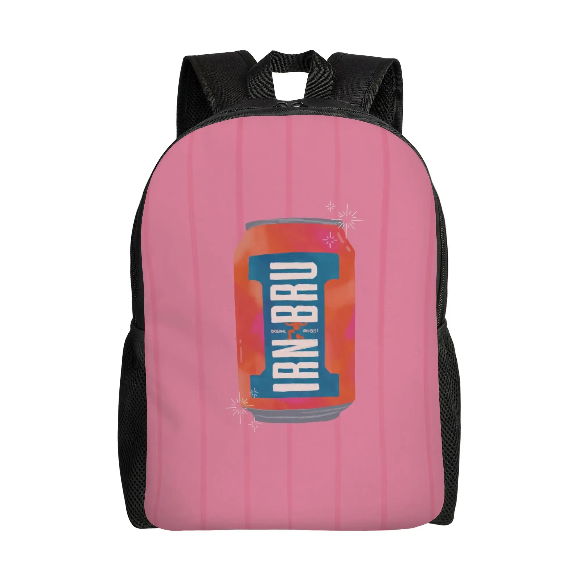 

iIrn Bru Stripe Can iIrn Backpack Ladies Daily Large Capacity Schoolbag Back To School Season