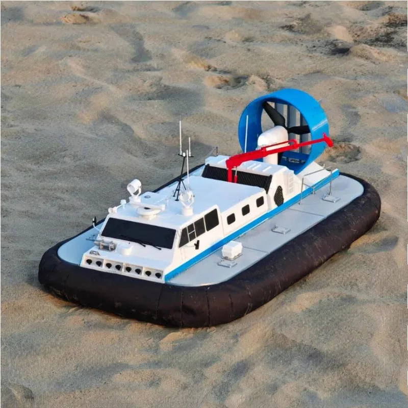 Hovercraft anfibio con control remoto de 2,4G, modelo de simulación anfibia RC Hovercraft, barco accionado por viento, modelo de aerodeslizador, barco