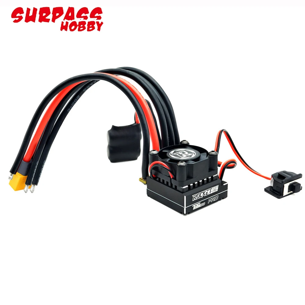 Surpass Hobby Rocket Supersonic 390 8.5T/10.5T/13.5T/17.5T Sensored Brushless Motor 80A 6-11V ESC For 1/12 1/14 Buggy Truck