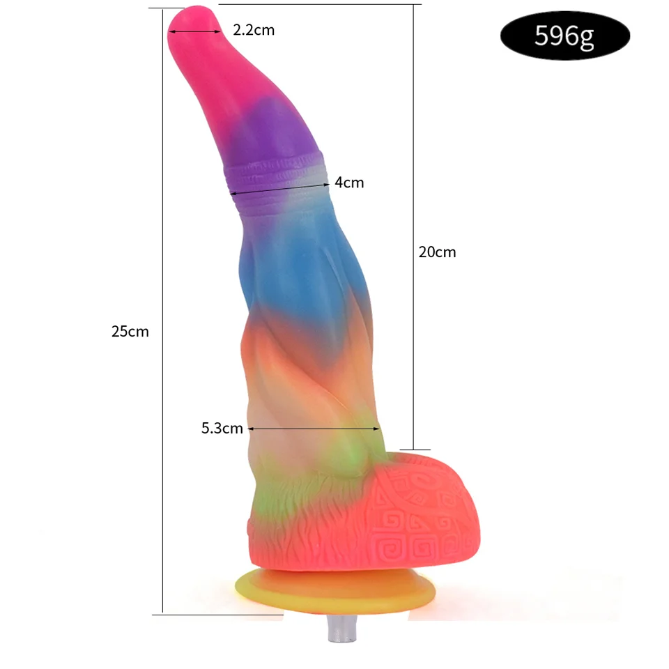 ROUGH BEAST Luminous Dildos for Vac-u-lock Sex Machine Dildo Glow In The Dark Night Color Fluorescent Dildos for Women Anal Toy