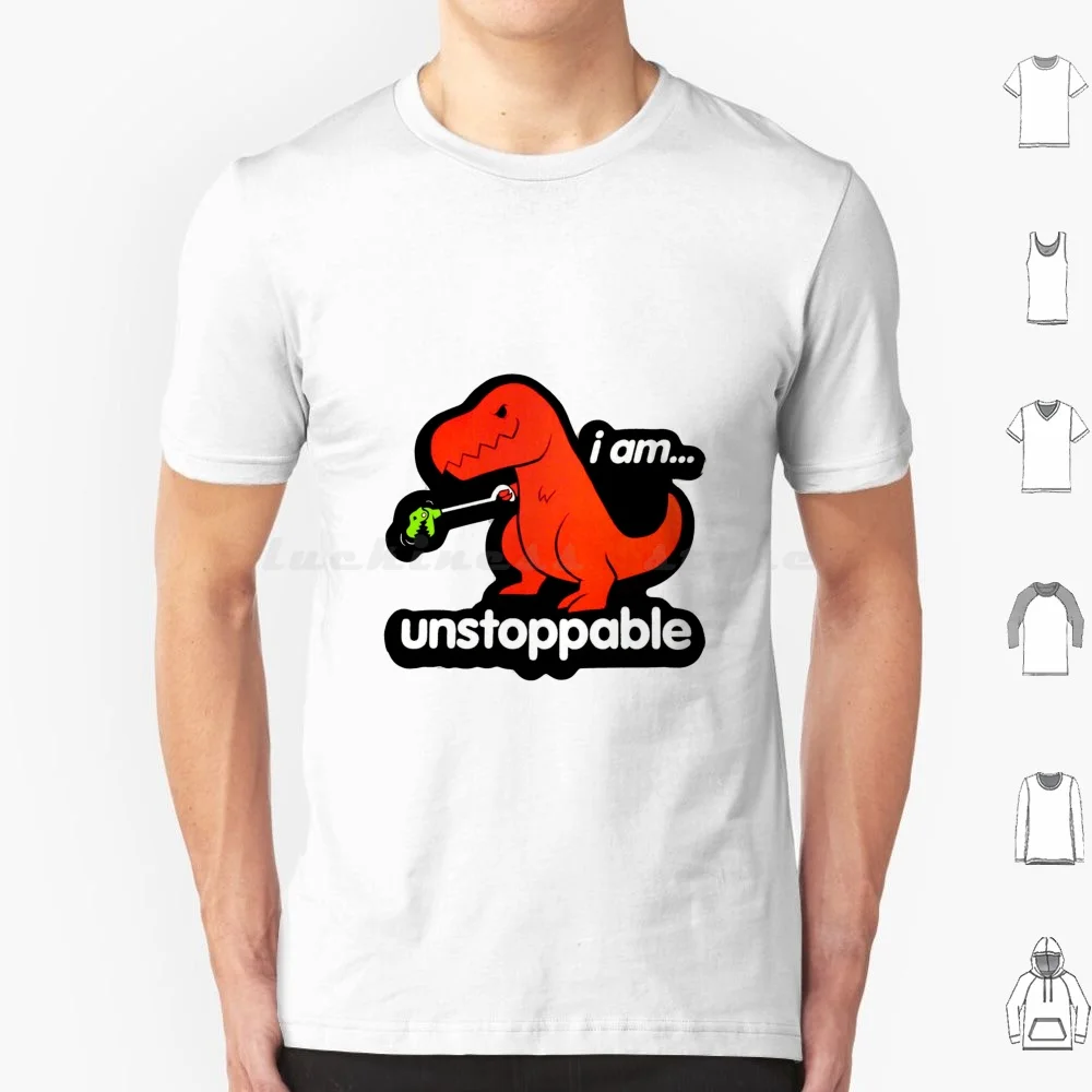 Camiseta I Am Unstoppable 6xl de algodón, camiseta genial con 100 memes, divertida, Ok Boomer, inspiradora, Los Ángeles, California, arcoíris, rojo