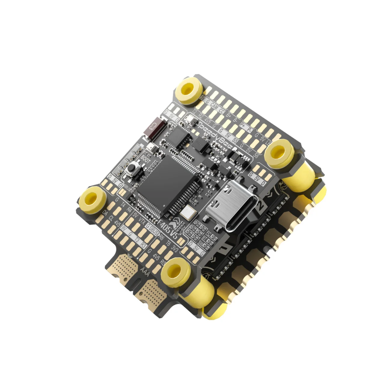 

SpeedyBee F405 V5 OX32 55A 30x30 Model Aircraft FC&ESC Stack, SpeedyBee F405 V5 Flight Controller or 55A ESC Optional