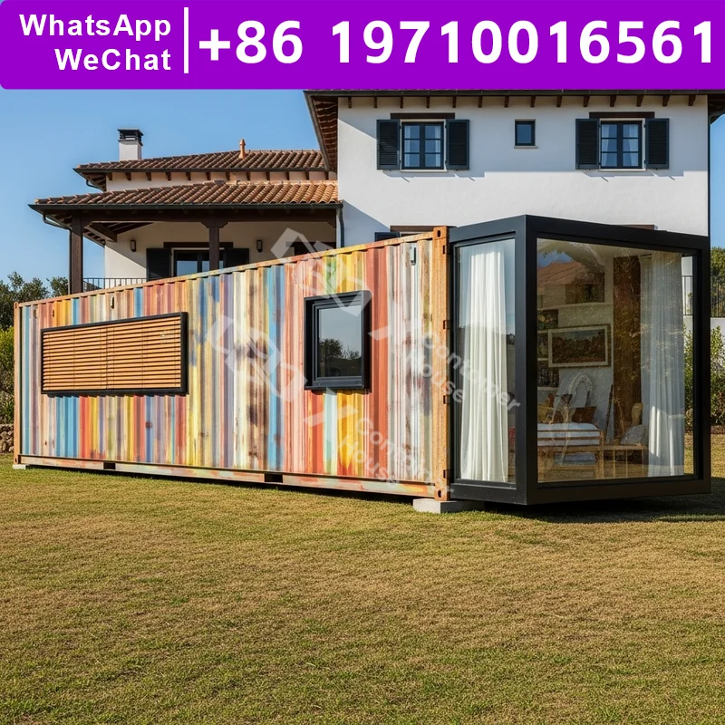 

Anti Rust Construction Container Buildings Prefab Houses Flat Pack House Smart Home Integration Temperature Resistant Dormitory