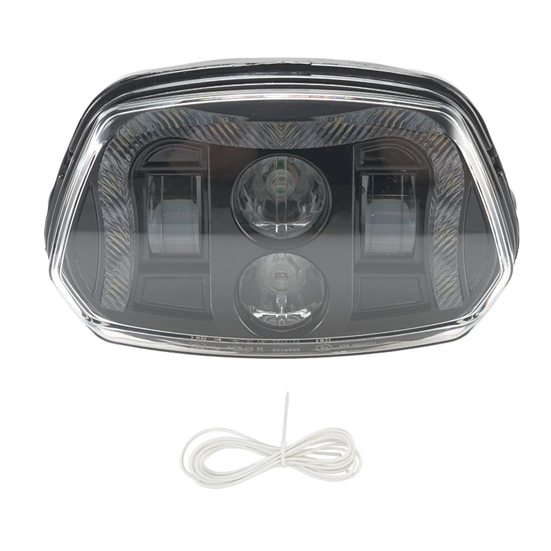 Yongjin Motorcycle Lighting Systems LED headlight front lamp  with drl  light for vespa sprint 150 2022