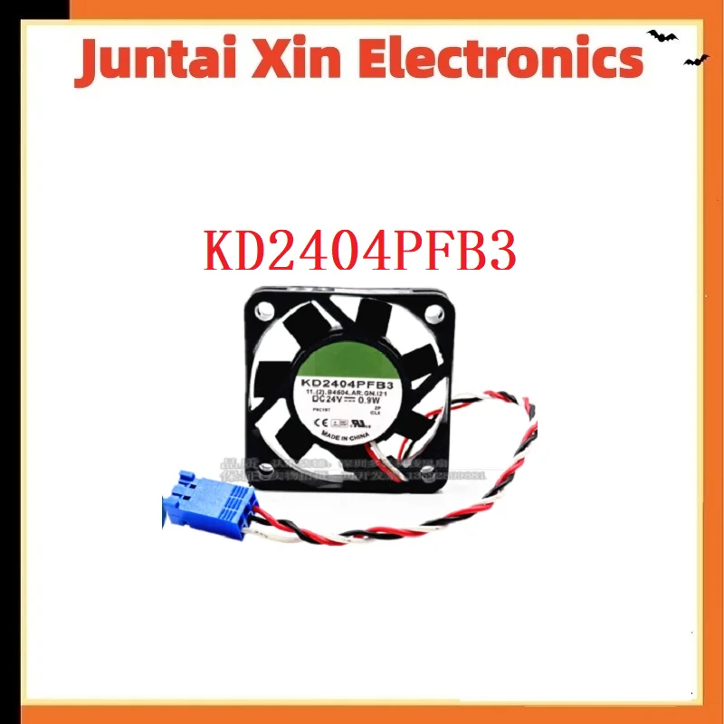 1PCS/LOT KD2404PFB3 3-wire DC24V 0.9W 40*40*10MM For SUNON New Original Cooling fan Fast