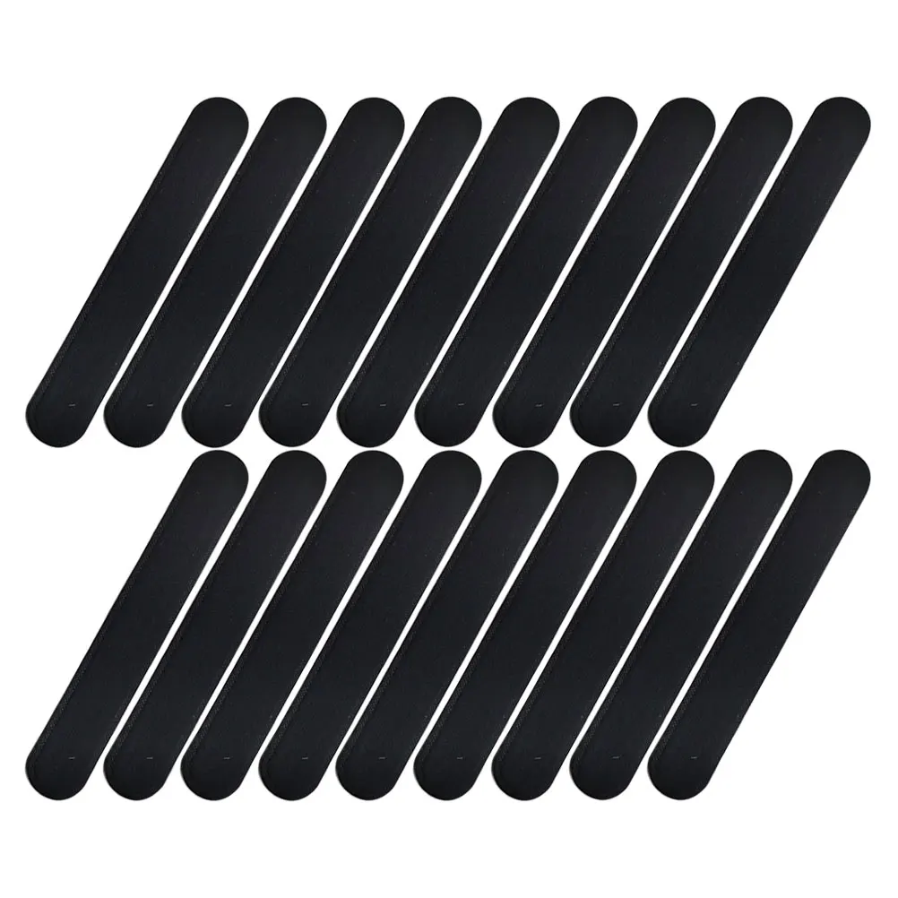 

40pcs Disposable Hat Pad Sweat-absorption Sticker Non-woven Fabric Ergonomic Design Adhesive Liner Bands for Hats Caps Outdoor