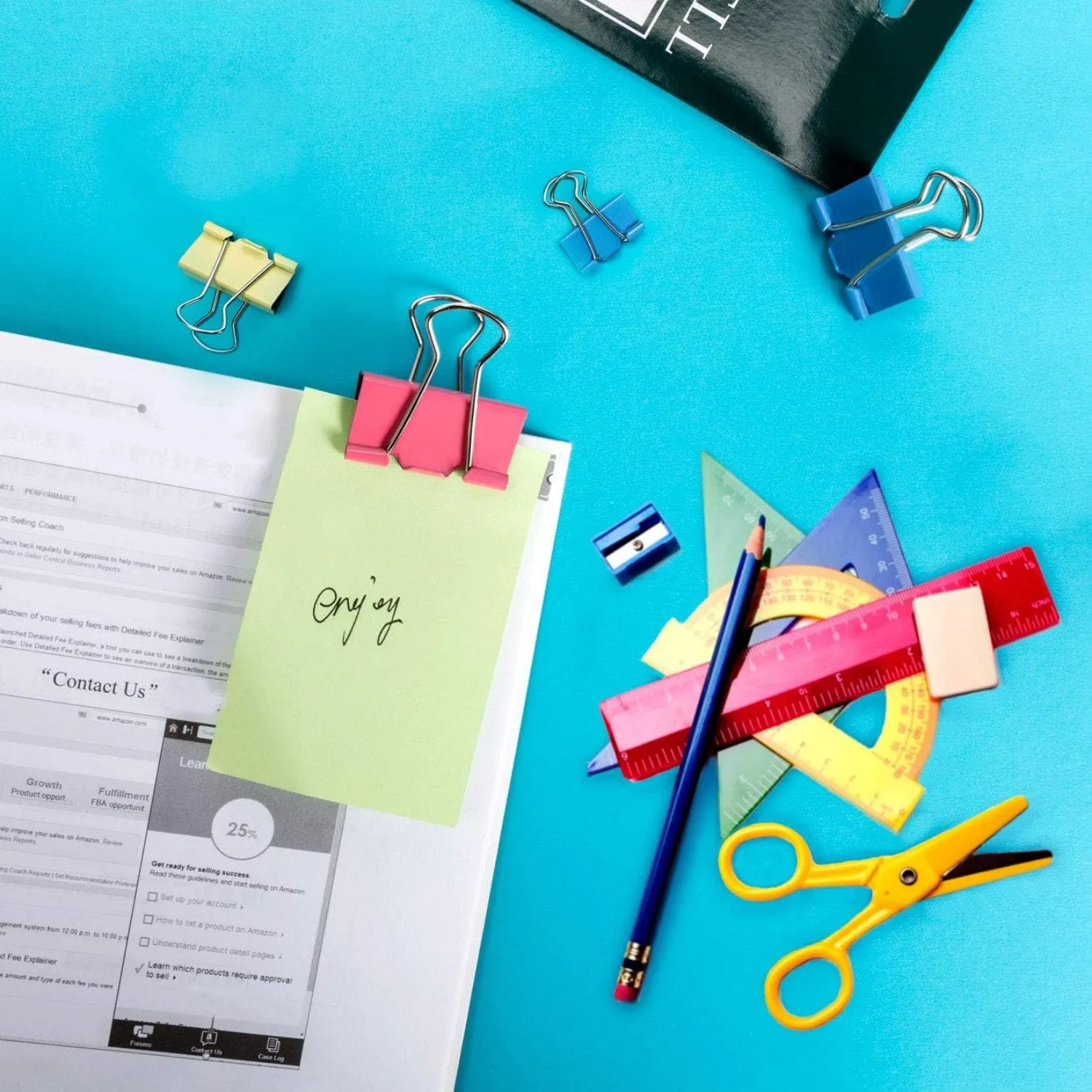 Long Tail Clip Colored Ticket Clip Tailcoat Clip Test Paper File Ticket Clip 1-6 # Size Book Clip Stationery