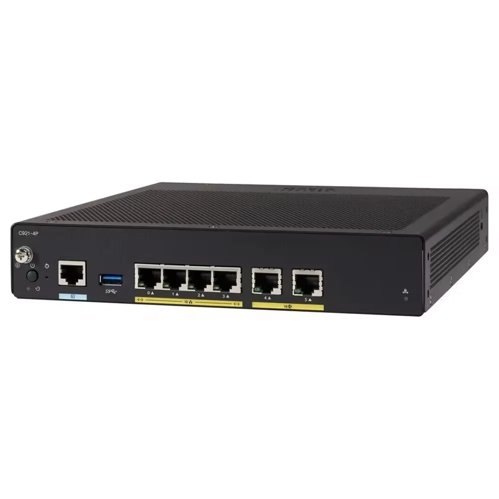 Hot Sell 921 Enterprise Ethernet Security Router C921-4P Gigabit Network Router