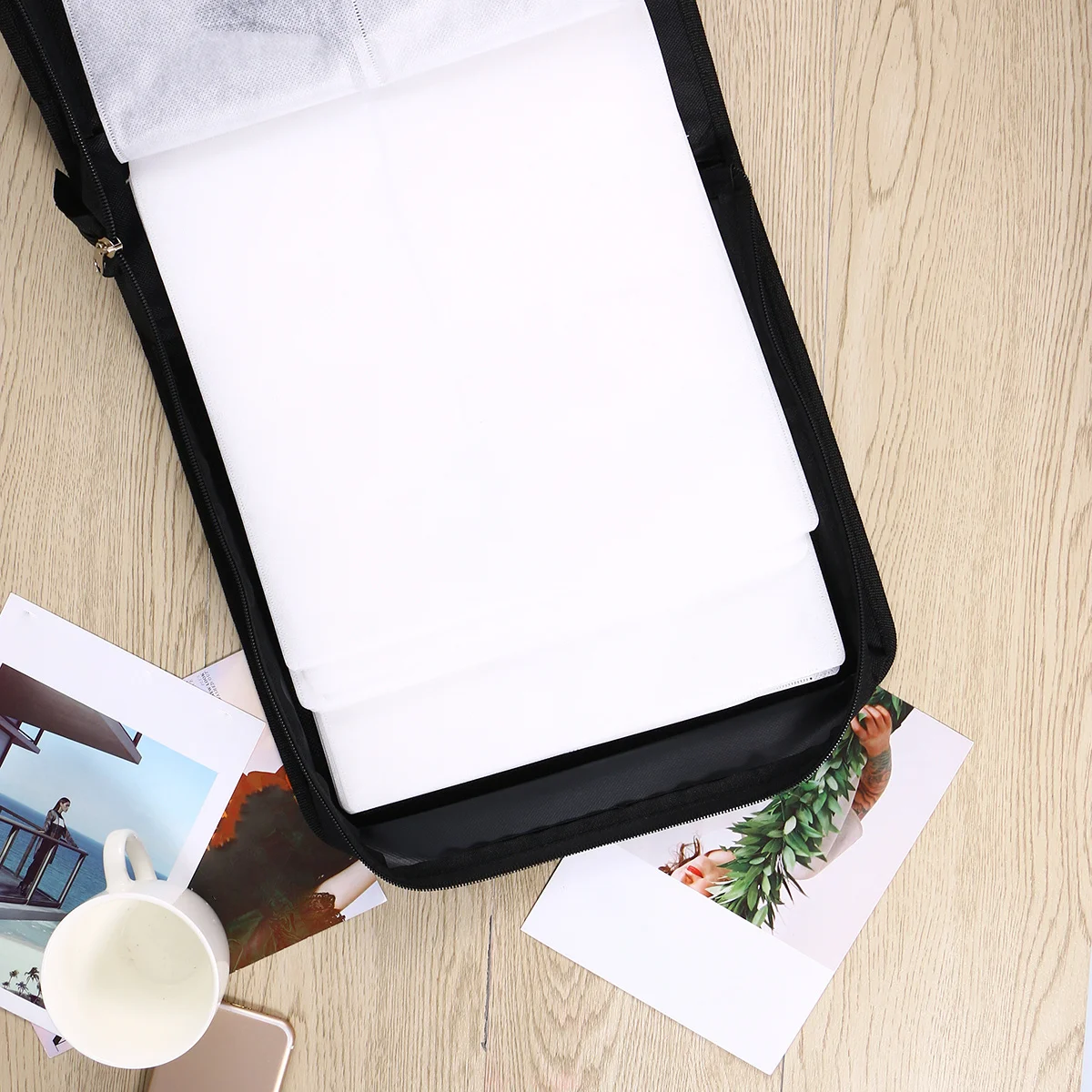 

288 Discs Cd Dvd Storage Box 36 Pages 8 Discs Page Zipper Closure Holder Case File Organizer Bag For Albums Portable Protective