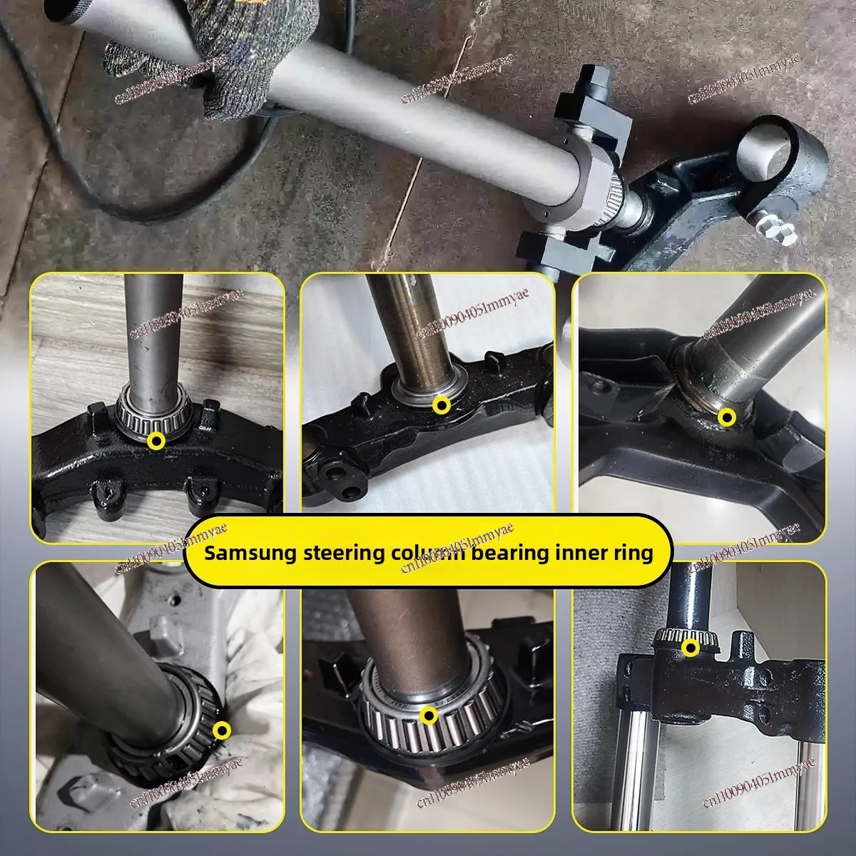 

Electric vehicle tapered roller bearing inner ring puller, pressure bearing removal tool