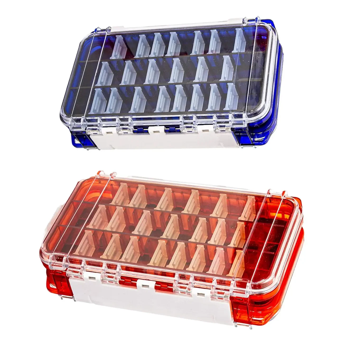 

Multi Functional Waterproof Fishing Tackle Box Double Sided Organizer Trays