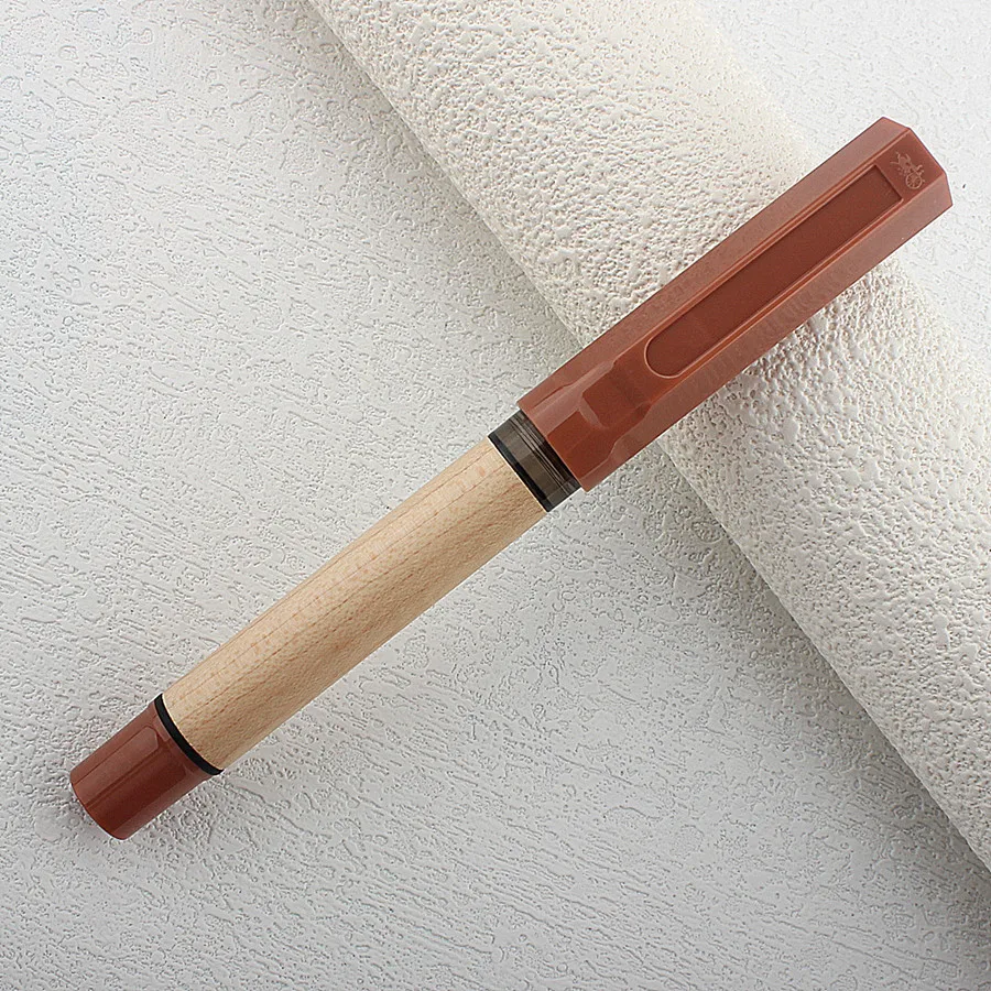 JINHAO 62 Wood Fountain Pen High Quality Colors Student F EF Nib Ink Pen Calligraphy Pen Stationery School Office Supplies