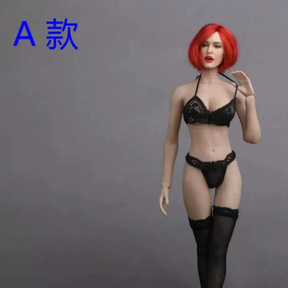 【Only Head】GACTOYS 1/6 Scale Female Soldier Thick Makeup Realistic Finished Head Sculpt Fit 12''Action Figure Toys For Fans DIY