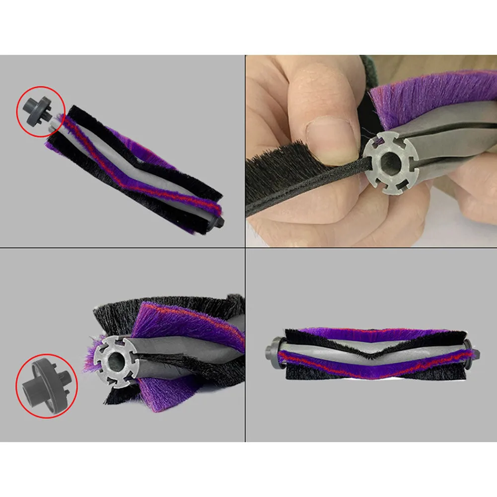 

Side Brushes Roller Brush Replacement Set Vacuum Cleaner Accessories For Samsung Powerbot-E Mop Cloths VR05R5050WK Useful