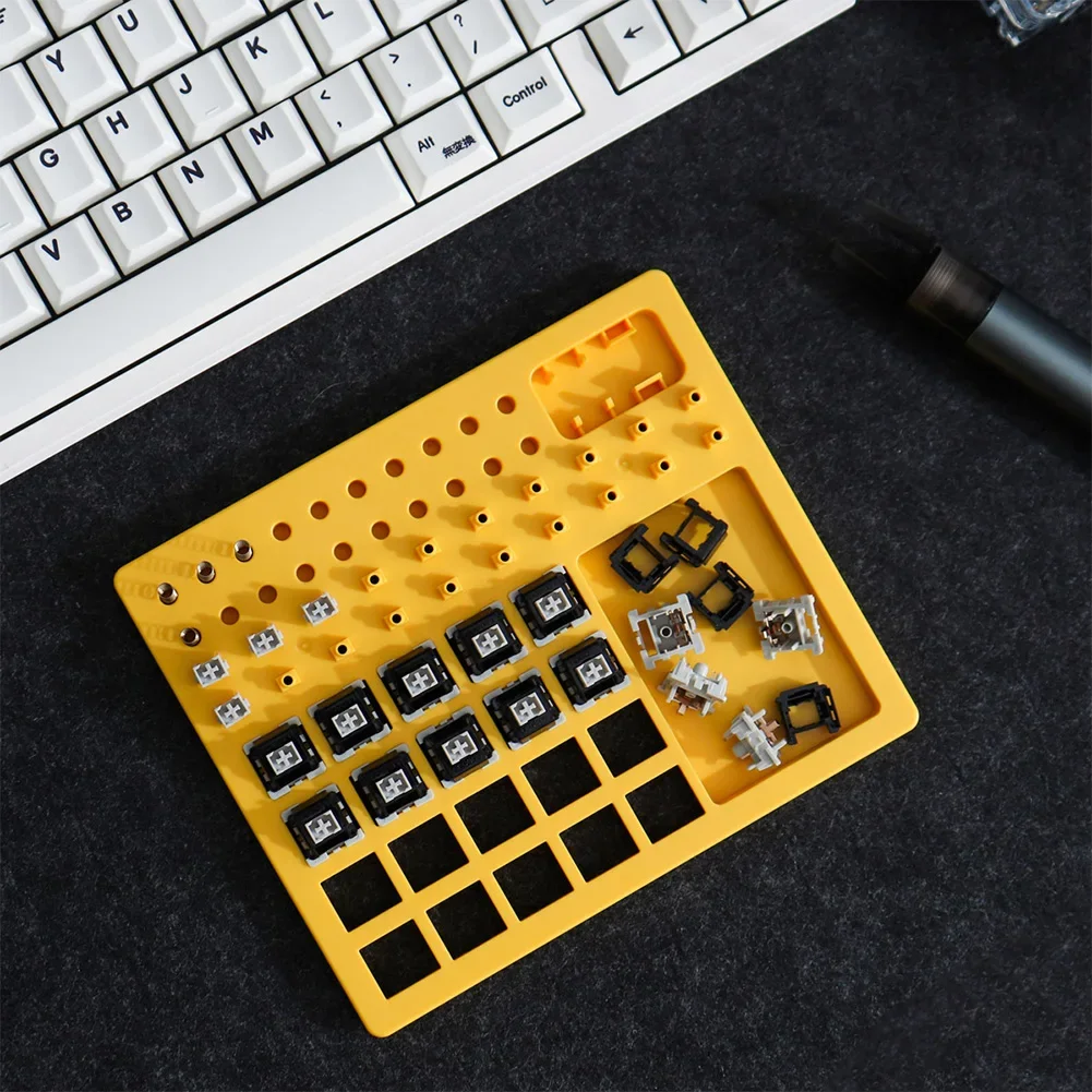 Keyboard Switches Lube Pad Switches Lubricate Station Reduce Noise Keyboard Kits Mute Pads For Hot Swappable Mechanical Keyboard