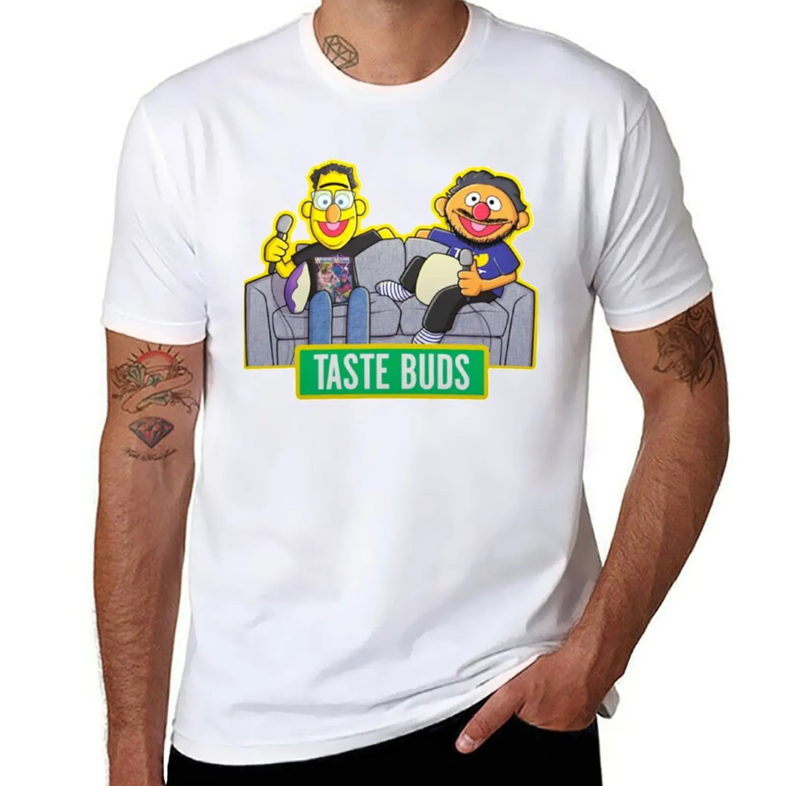 

Taste-Buds-podcast--Classic T-Shirt men t shirt cotton 100% t shirt man designer funny t shirts cotton T-Shirt
