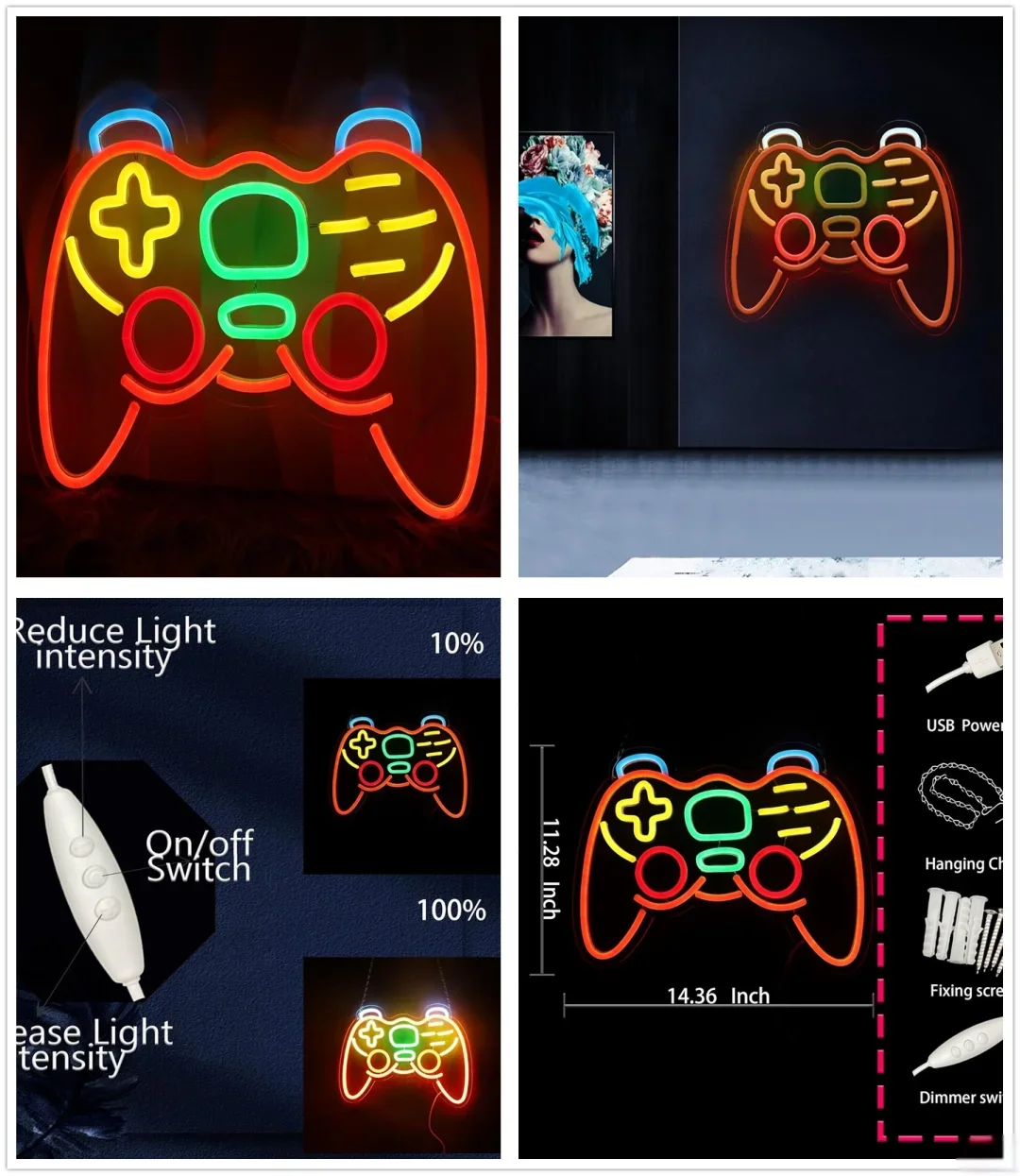حار بيع مخصص داخلي وخارجي LED النيون الإعلان لعبة القضبان لبناء ديكور لحفل الزفاف والمستشفيات بالجملة