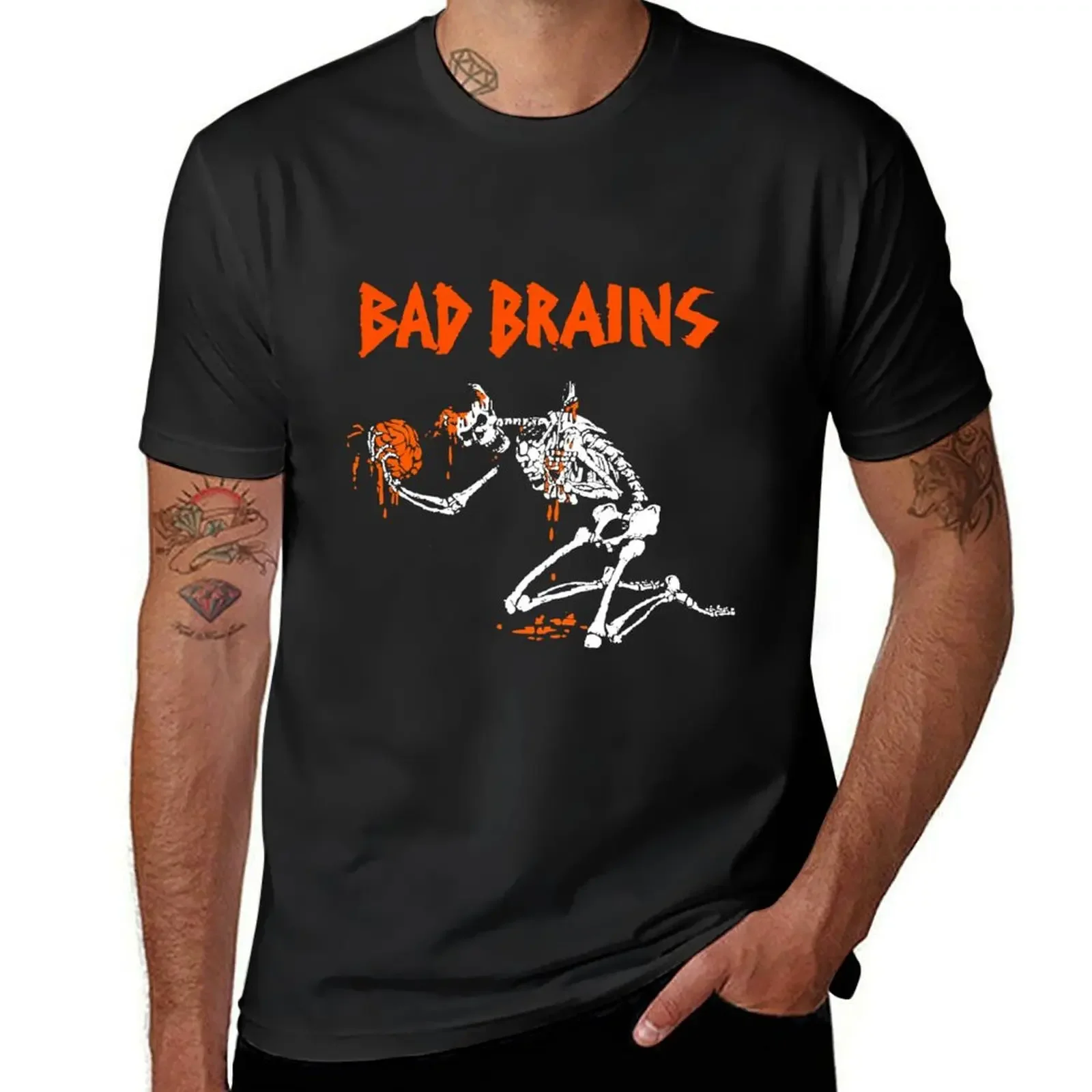 Bad Brains T-Shirt oversized graphic tee anime clothes graphic tee shirt tee shirts for men