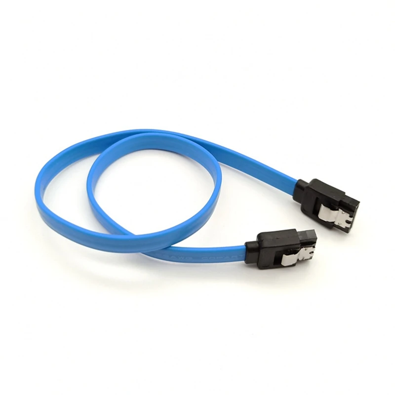 10 Pieces Of Sata3.0 Solid State Drive Serial Port Data Cable With Lock Sata Cable 3.0 Data Cable Series 6Gb/S 40Cm