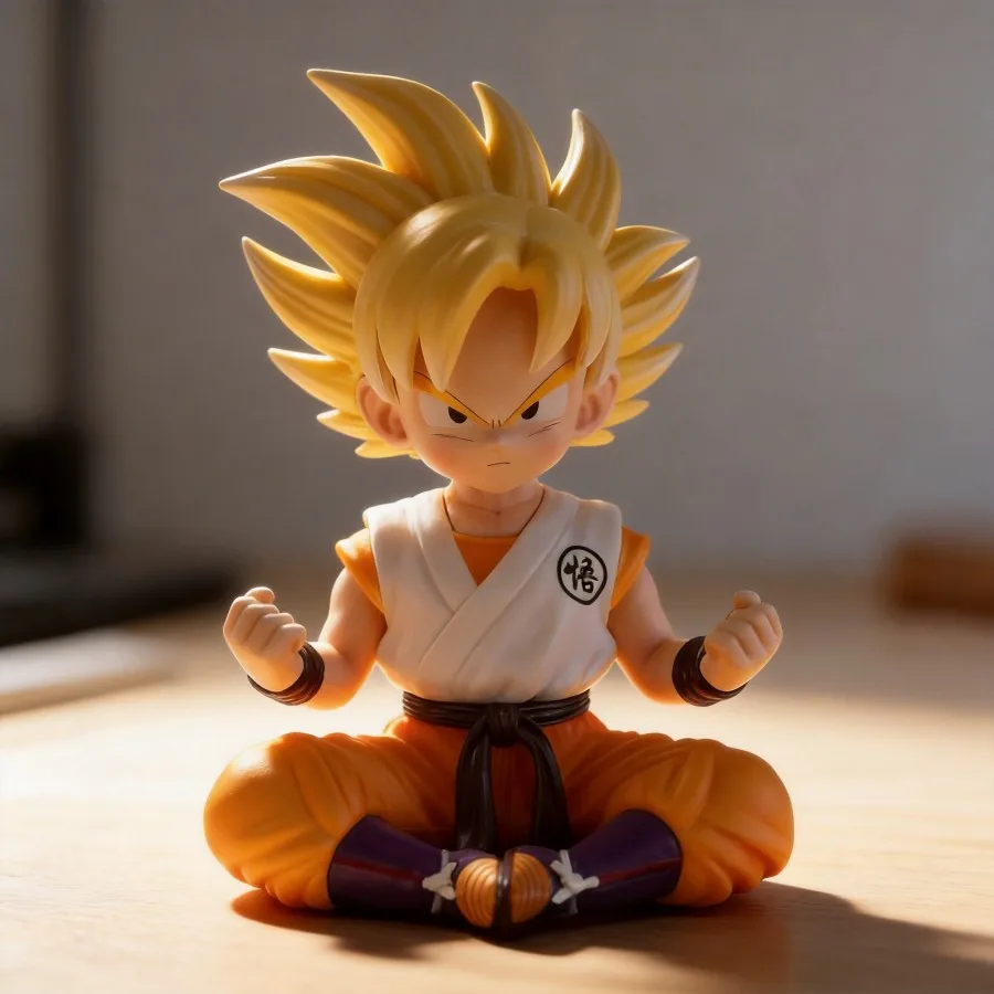 

Dragon Ball Son Goku Sitting Posture Premium Version Action Figure High Appearance 2D Anime GK Decoration Gift