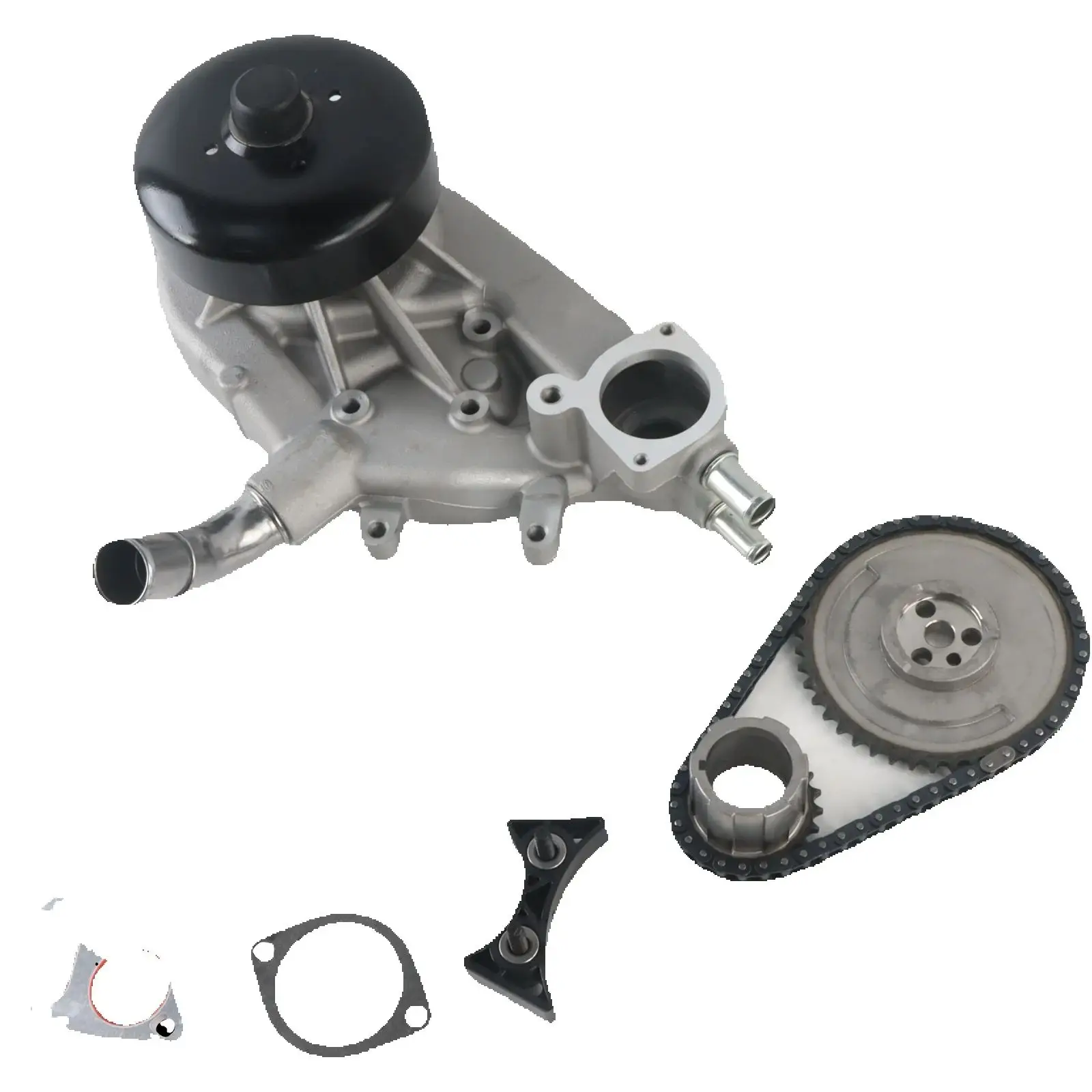 1Set Timing Chain Water Pump 12638978 for GM Cadillac Chevrolet 2004-2006 4.8L 5.3L 6.0L